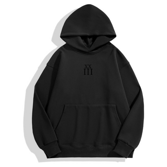 Black Pullover Hoodie