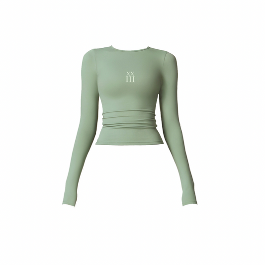 Long Sleeve Green T-Shirt