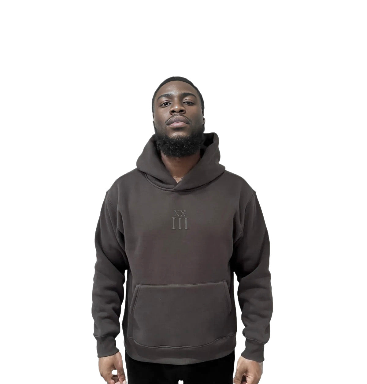 Dark Grey Pullover Hoodie